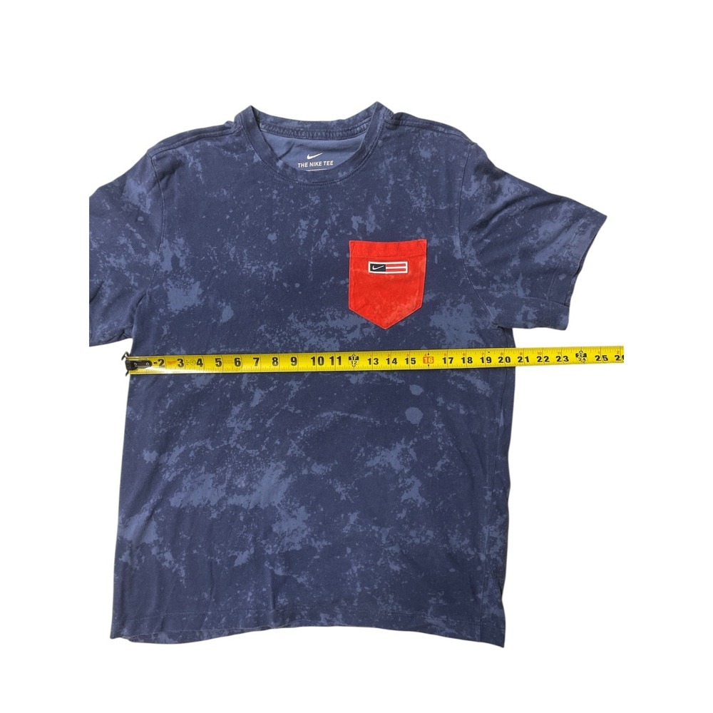 Mens Nike Tshirt Top sz XxL Blue Tie Dye cotton‎ Blue - Picture 5 of 11